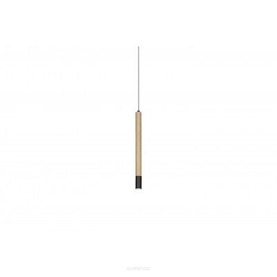 Lampa wisząca Izolda 1 black/wood AZ3339
