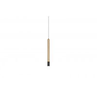 Lampa wisząca Izolda 1 black/wood AZ3339