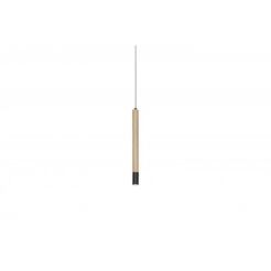 Lampa wisząca Izolda 1 black/wood AZ3339