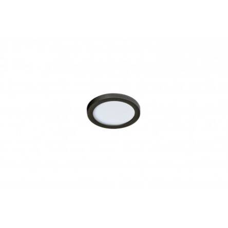 Plafon lampa wpuszczana Slim round 9 Az2834 AZzardo czarna oprawa w nowoczesnym stylu barwa światła do wyboru ciepła lub neutralna idealna do łazienki