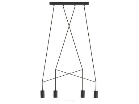 LAMPA WISZĄCA IMBRIA BLACK IV LISTWA 9192 | NOWODVORSKI 