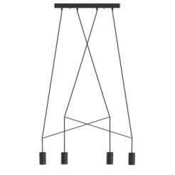 LAMPA WISZĄCA IMBRIA BLACK IV LISTWA 9192 | NOWODVORSKI 