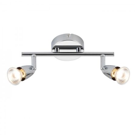 Lampa sufitowa 2 reflektory na listwie AMALFI 2 chrom ENDON 43278 