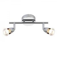 Lampa sufitowa 2 reflektory na listwie AMALFI 2 chrom ENDON 43278 