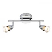Lampa sufitowa 2 reflektory na listwie AMALFI 2 chrom ENDON 43278 