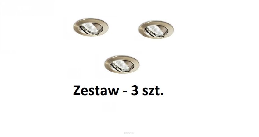 Lampa wpuszczana  SWING FI1 BRĄZ Ideal Lux  083186  okrągła aluminiowa ramka kolor brązu  wymaga wbudowania w ścianę 3 szt