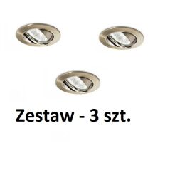 Lampa wpuszczana  SWING FI1 BRĄZ Ideal Lux  083186  okrągła aluminiowa ramka kolor brązu  wymaga wbudowania w ścianę 3 szt