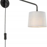 Kinkiet na wysięgniku CARLSON SZARY  ENDON LIGHTING 79500  