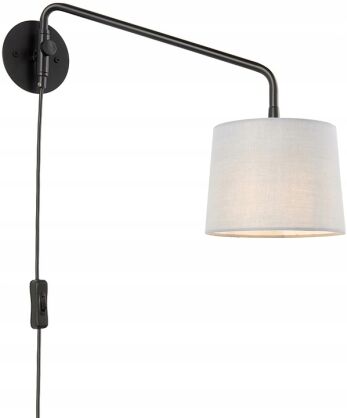 Kinkiet na wysięgniku CARLSON SZARY  ENDON LIGHTING 79500  