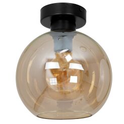 Lampa sufitowa MLP6575 SOFIA MILAGRO  bursztynowe szkło
