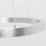 Lampa wisząca CARLO PL200910-500-SL Zuma Line Okręg srebrny szczotkowany 50 cm - 3