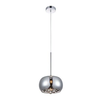 Lampa wisząca Burn 1 chrome/crystal AZ3082