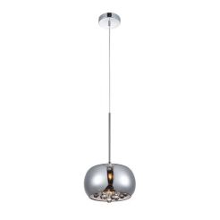 Lampa wisząca Burn 1 chrome/crystal AZ3082