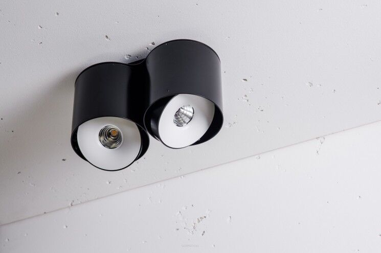 Oprawa natynkowa Nex 2 NT edge.LED CRI80 Labra 3.0817   tuba podwójna techniczna LED różne kolory ruchome pierścienie