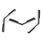 Oprawa narożna do szyny SAGA 30 TRACK MAGNETIC CORNER B 24W MILKY 120 AZZARDO 3000/4000K - 3