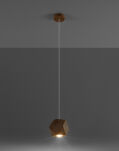 Lampa wisząca WOODY SL.1011 SOLLUX LIGHTING drewniana GU10  - 5