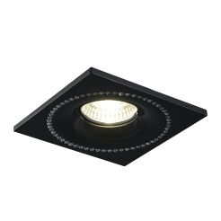 Lampa sufitowa wpuszczana czarny/chrom Simon  Azzardo NC1767SQ-BK/CH AZ1615