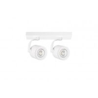 Lampa sufitowa BROSS ARM 2 Lampa sufitowa BROSS ARM 2 AZ3502 białym 2 tuby na nóżce 2 ruchome źródła światła na podłużnej listwiebiałym 2 tuby na nóżce 2 ruchome źródła światła na podłużnej listwie