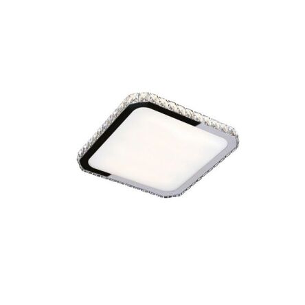 Plafon Prezzio C0118 Maxlight  KWADRAT OZDOBIONY KRYSZTAŁKAMI  METAL / SZKŁO LED 