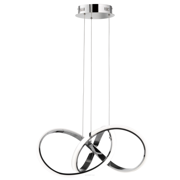 Lampa wisząca Tokyo - P01670CH LED nowoczesna FANTAZYJNA forma idealna do salonu czy jadalni