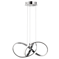 Lampa wisząca Tokyo - P01670CH LED nowoczesna FANTAZYJNA forma idealna do salonu czy jadalni