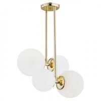 Lampa wisząca MORITZ 1743 Argon Modernistyczna złota 4x E27
