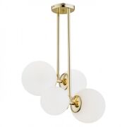 Lampa wisząca MORITZ 1743 Argon Modernistyczna złota 4x E27