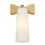Kinkiet BOW W01176BR  Cosmo Light klasyczny biały szklany klosz E27 - 3