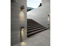 Lampa zewnętrzna/kinkiet   MATERA WALL IP54 AZ2184 Azzardo lampa ścienna w kolorze szarym - 3