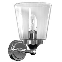 Kinkiet BALI 9353 Nowodvorski Elegancki chrom transparentne szkło