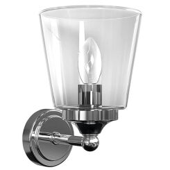 Kinkiet BALI 9353 Nowodvorski Elegancki chrom transparentne szkło
