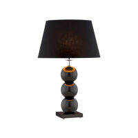 Lampa stołowa FUDŻI 3623 Argon Szykowna czarna podstawa i klosz