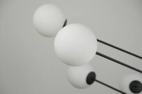 Lampa wisząca OVIEDO 8 AZ4422 Azzardo metal szkło czarna G9 - 6