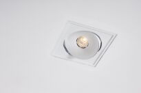 Lampa wpuszczana Lava X1 WP Trimless edge LED Labra  4.1046  kwadrat ruchome oczko LED różne kolory wykończenia - 2