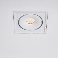 Lampa wpuszczana Lava X1 WP Trimless edge LED Labra  4.1046  kwadrat ruchome oczko LED różne kolory wykończenia