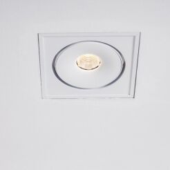 Lampa wpuszczana Lava X1 WP Trimless edge LED Labra  4.1046  kwadrat ruchome oczko LED różne kolory wykończenia