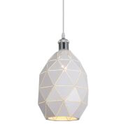 Lampa wisząca PESTICO LDP 8038-220 (WT+CHR) Lumina Deco biała chrom