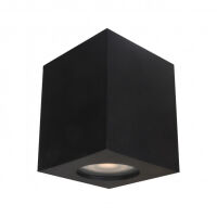 Lampa sufitowa FABRYCIO IT8003S1-BK Italux NOWOCZESNA NATYNKOWA CZARNA KOSTKA IP44 GU10