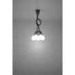 LAMPA WISZĄCA DIEGO 5  SZARA SOLLUX  Lampa Ścienna NOWOCZESNY stal  SL.0577 metalowa lampa LED - 6