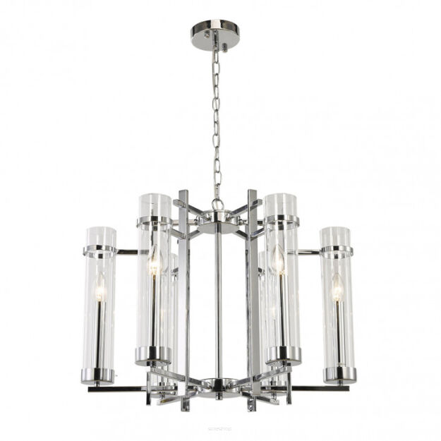 Lampa wisząca Aspen PND-31186-6A-CH Italux klasyczna chrom