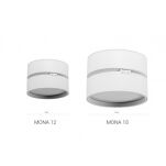 Lampa sufitowa MONA 12W AZ4540 AZZARDO ŁAMANA LED 4000K BIAŁA - 5