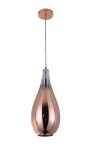 Lampa wisząca LAURIS LDP 6843-1 (R.GD) Lumina Deco szklana różowe złoto - 3