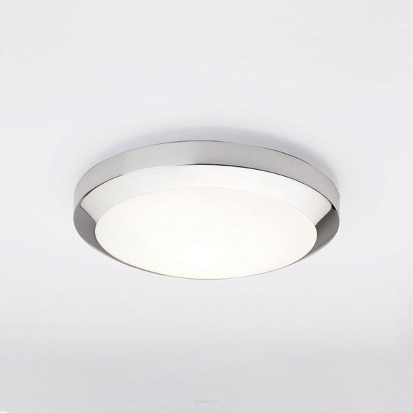 Lampa sufitowa Dakota 0564 300 chrom mleczne szkło 30 cm IP44 1129001