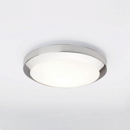 Lampa sufitowa Dakota 0564 300 chrom mleczne szkło 30 cm IP44 1129001