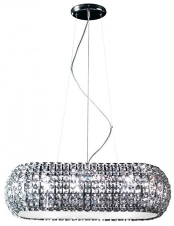 LAMPA WISZĄCA ŻYRANDOL ZUMA LINE ANTARCTICA PENDANT P0174-10A kryształki dekoracyjna