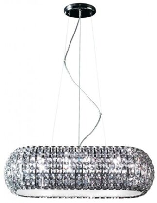 LAMPA WISZĄCA ŻYRANDOL ZUMA LINE ANTARCTICA PENDANT P0174-10A kryształki dekoracyjna