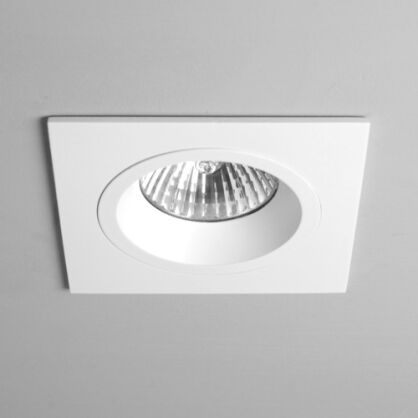 Lampa sufitowa wpuszczana Taro Fire Rated - Astro 5674 kwadrat biała techniczna