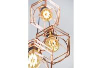 Lampa wisząca Carron AZzardo MD50148-3  AZ1660 wykonana z najwyższej jakoście metalu w kolorze miedzi - 3