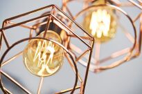 Lampa wisząca Carron AZzardo MD50148-3  AZ1660 wykonana z najwyższej jakoście metalu w kolorze miedzi - 4