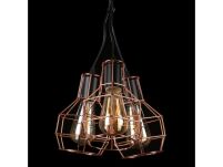 Lampa wisząca Carron AZzardo MD50148-3  AZ1660 wykonana z najwyższej jakoście metalu w kolorze miedzi - 2